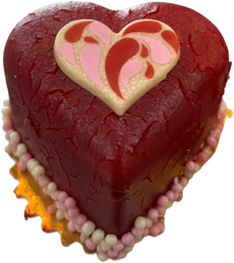 Chocolate Heart Cake
