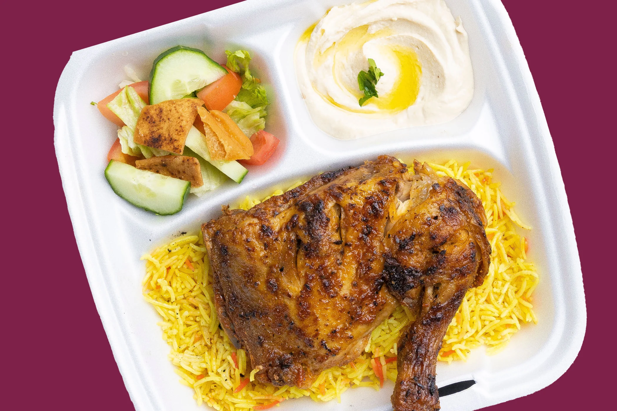 Quarter Chicken Plate

