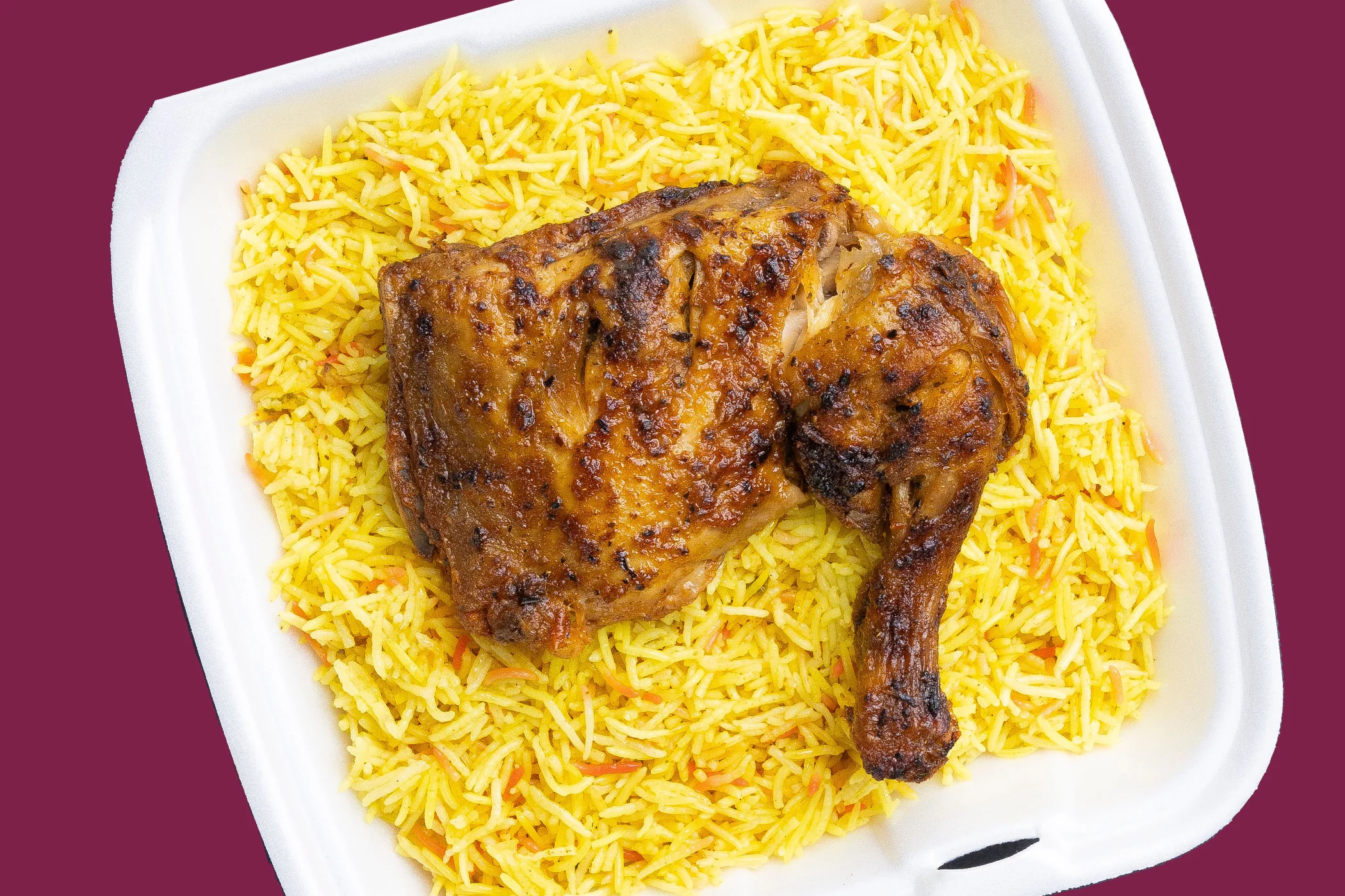 Quarter Chicken Rice


